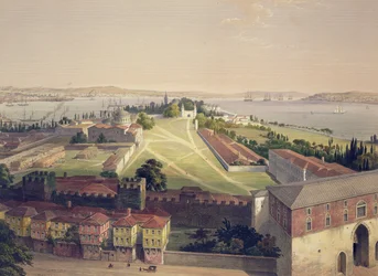 Panorama of Constantinople, plate 22 from 